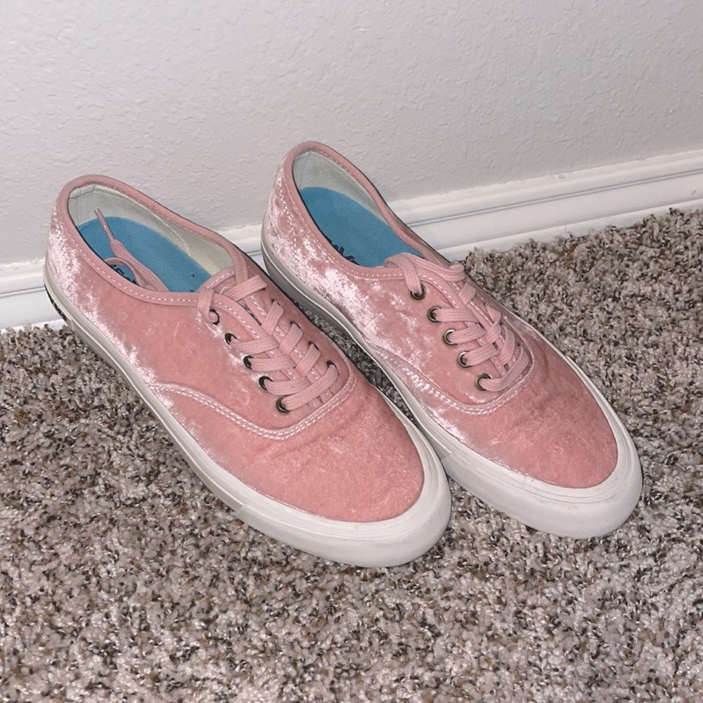 SeaVees for J. Crew Legend Sneakers in Pink Velvet